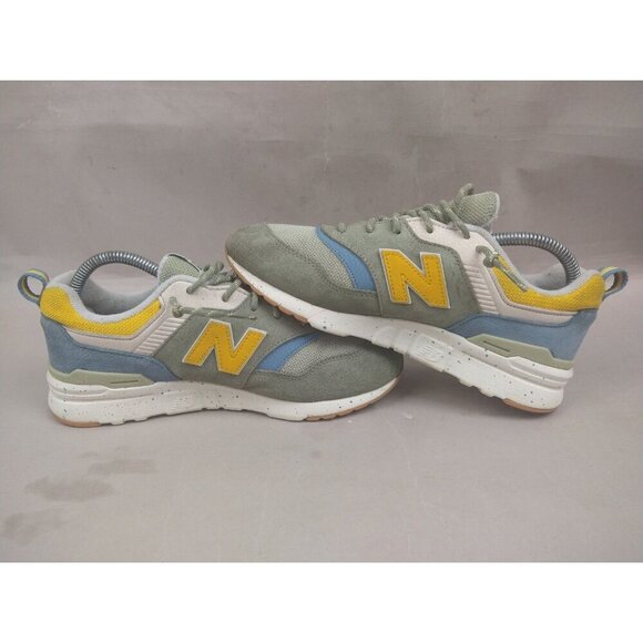 New balance 997H Men's Shoes Size 7 Blue Olive Yellow Sneakers - Picture 5 of 13
